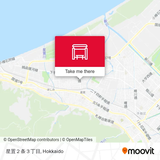 星置２条３丁目 map