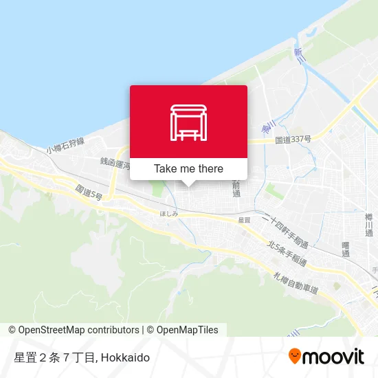 Hoshioki 2-jo 7-chome map