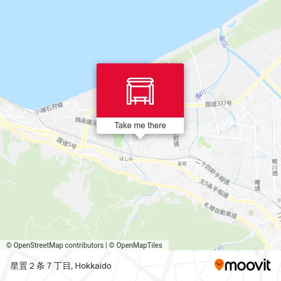 星置２条７丁目 map