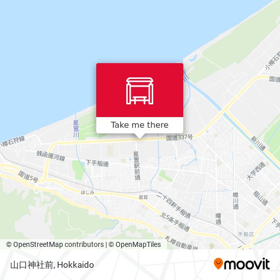 山口神社前 map