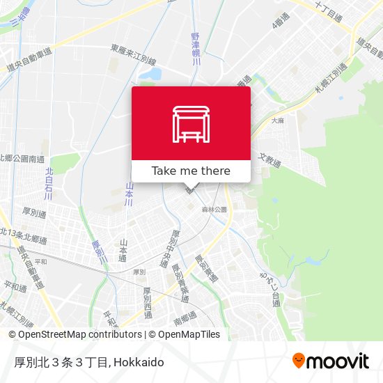厚別北３条３丁目 map