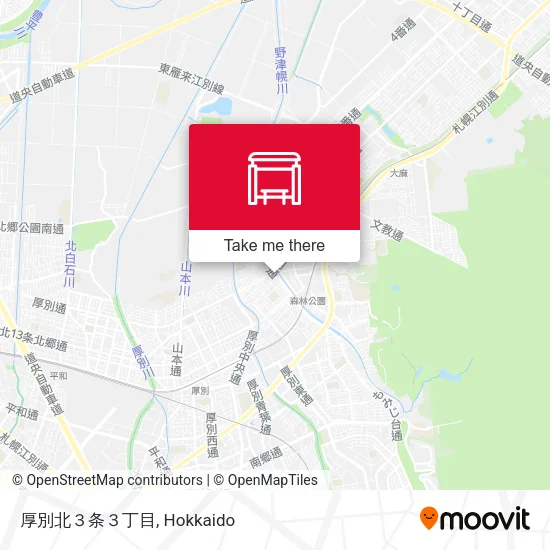 厚別北３条３丁目 map