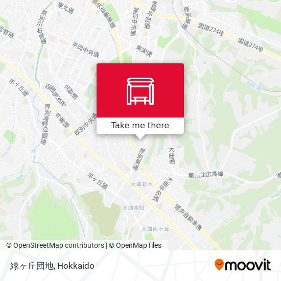 緑ヶ丘団地 map