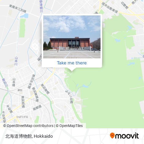北海道博物館 map