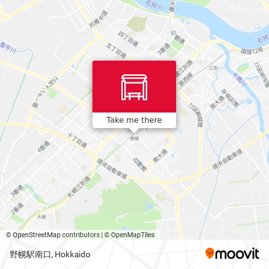 野幌駅南口 map