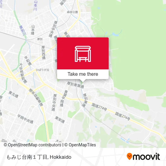 もみじ台南１丁目 map