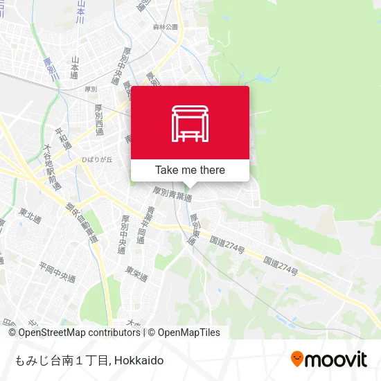 もみじ台南１丁目 map