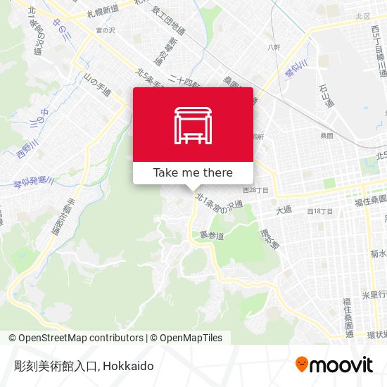 彫刻美術館入口 map