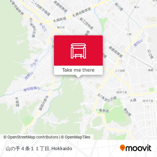 山の手４条１１丁目 map