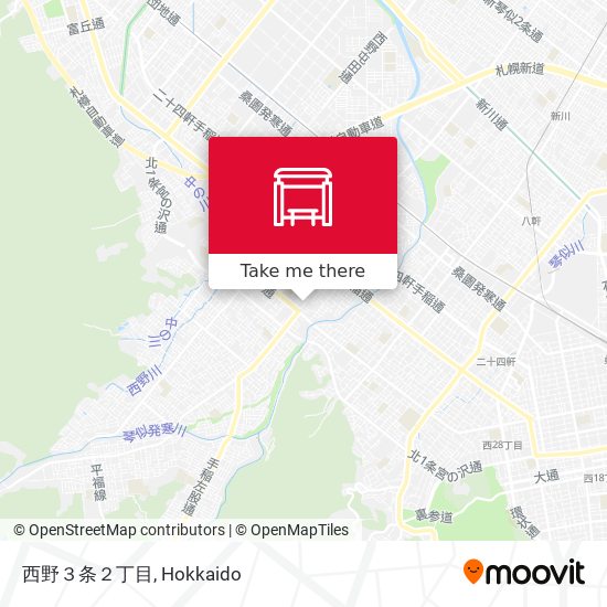 西野３条２丁目 map