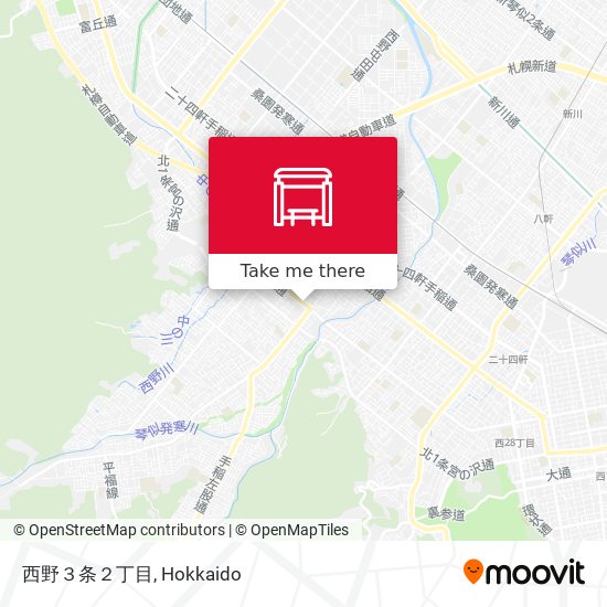 西野３条２丁目 map