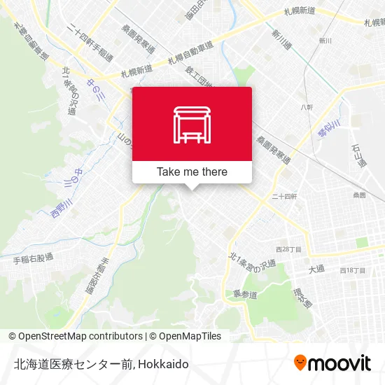 北海道医療センター前 map