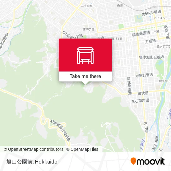旭山公園前 map