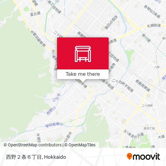 西野２条６丁目 map