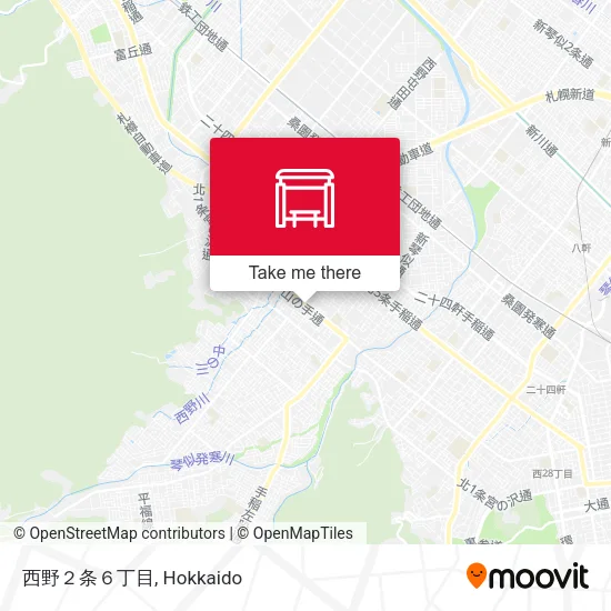 西野２条６丁目 map