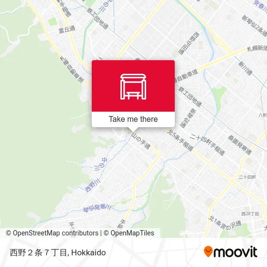 西野２条７丁目 map