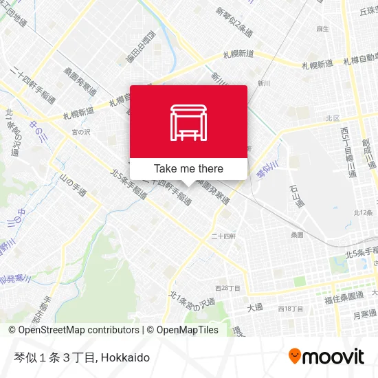 琴似１条３丁目 map