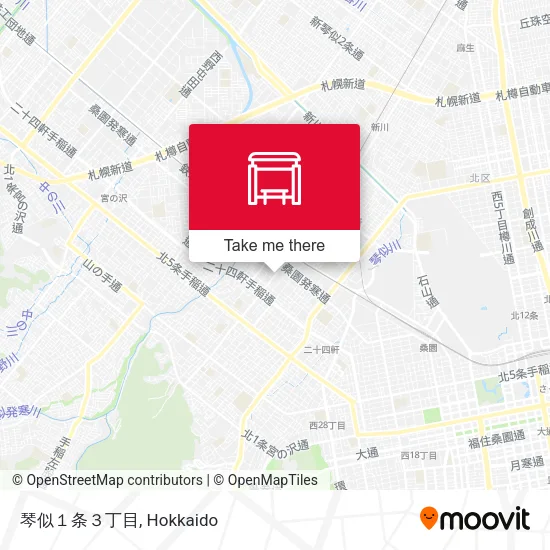 琴似１条３丁目 map