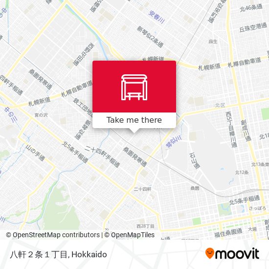 八軒２条１丁目 map