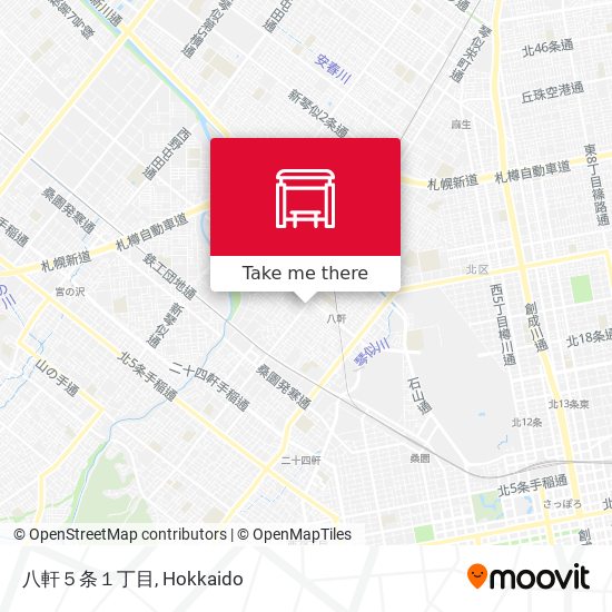 八軒５条１丁目 map