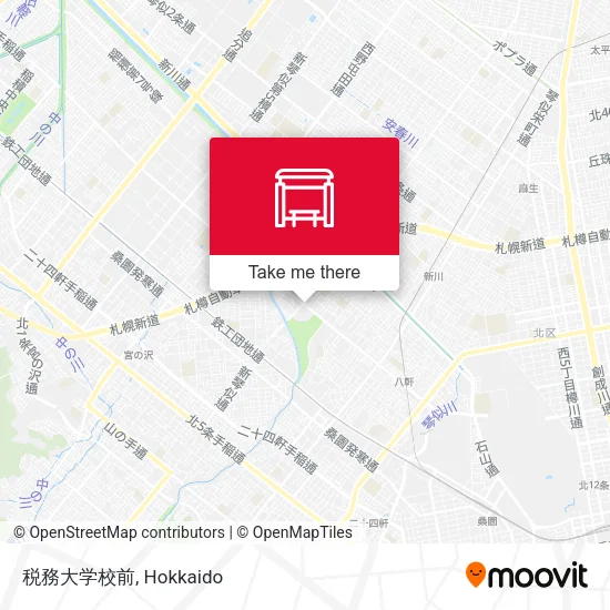 税務大学校前 map