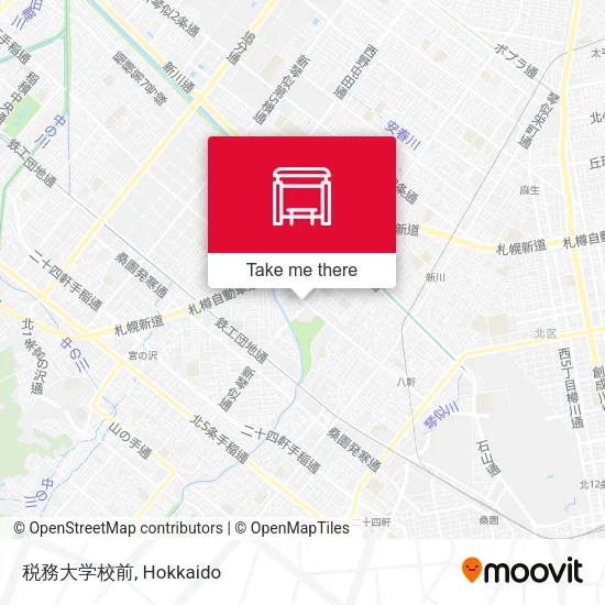 税務大学校前 map