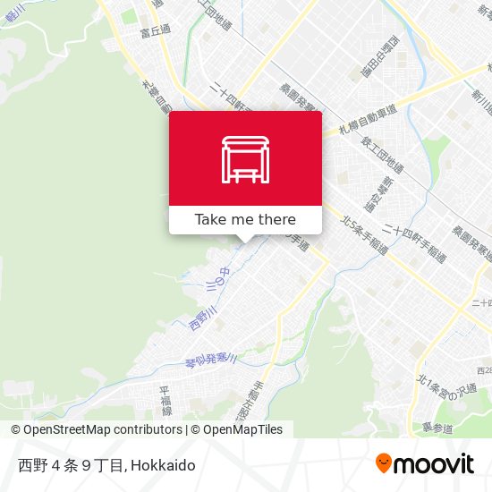 西野４条９丁目 map