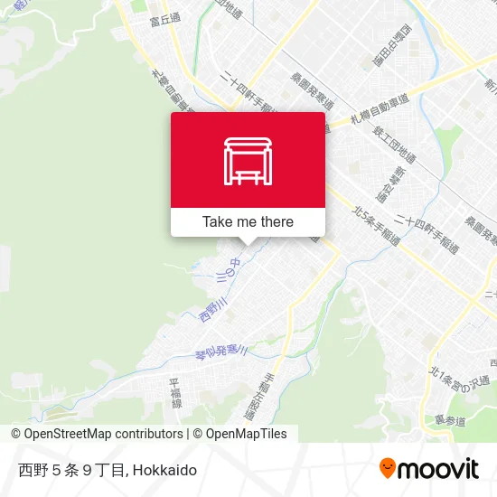 西野５条９丁目 map