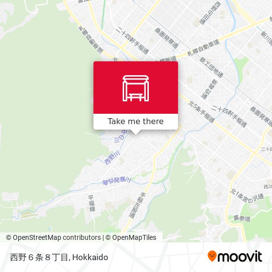 西野６条８丁目 map