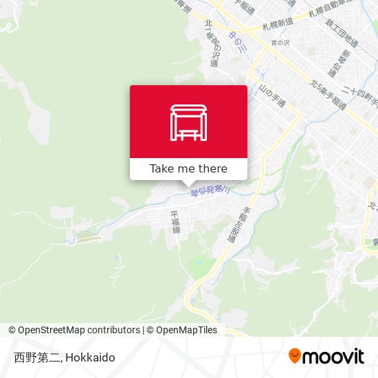 西野第二 map