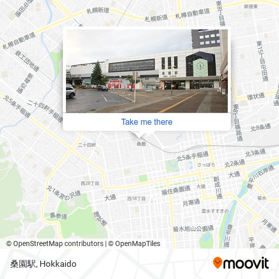 桑園駅 map