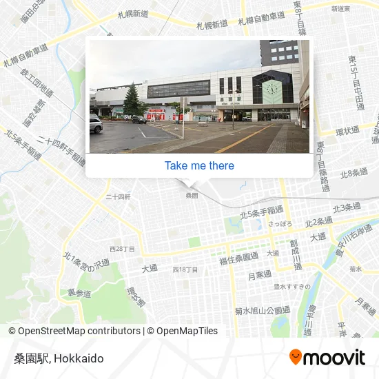 桑園駅 map