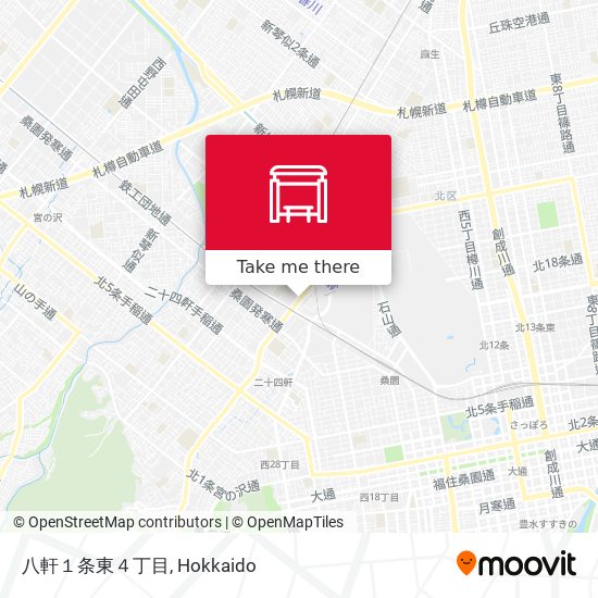 八軒１条東４丁目 map