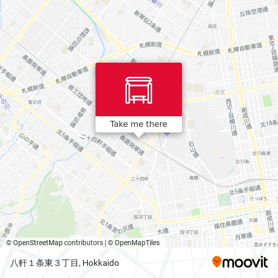 八軒１条東３丁目 map