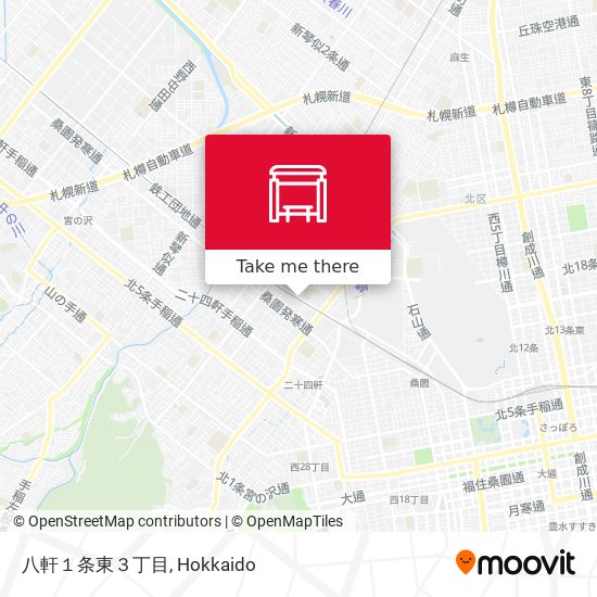 八軒１条東３丁目 map