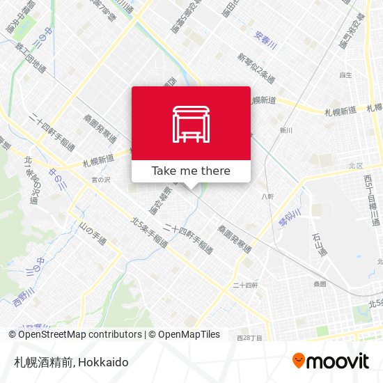 札幌酒精前 map