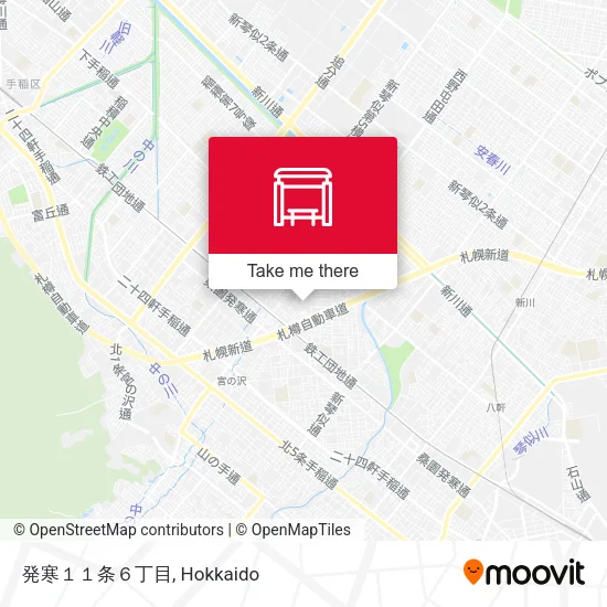発寒１１条６丁目 map