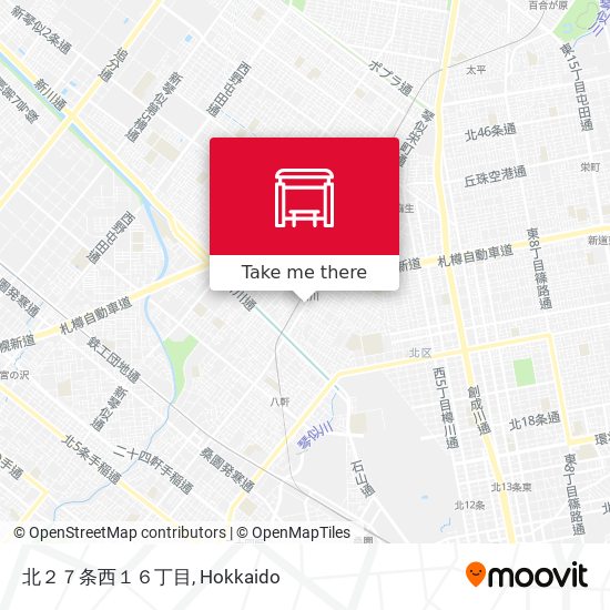 北２７条西１６丁目 map