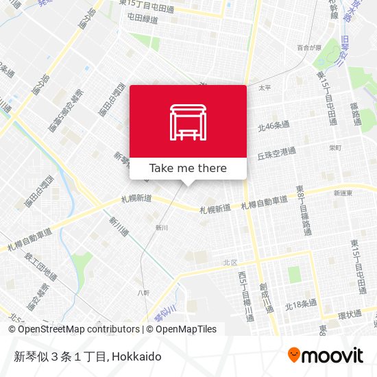 新琴似３条１丁目 map