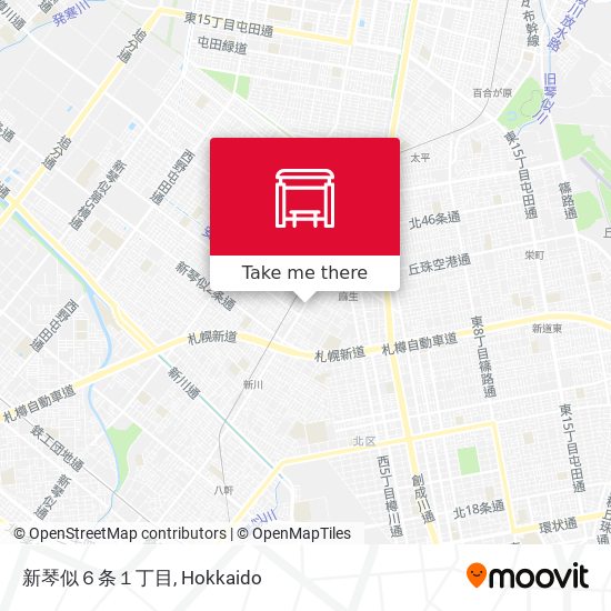 新琴似６条１丁目 map