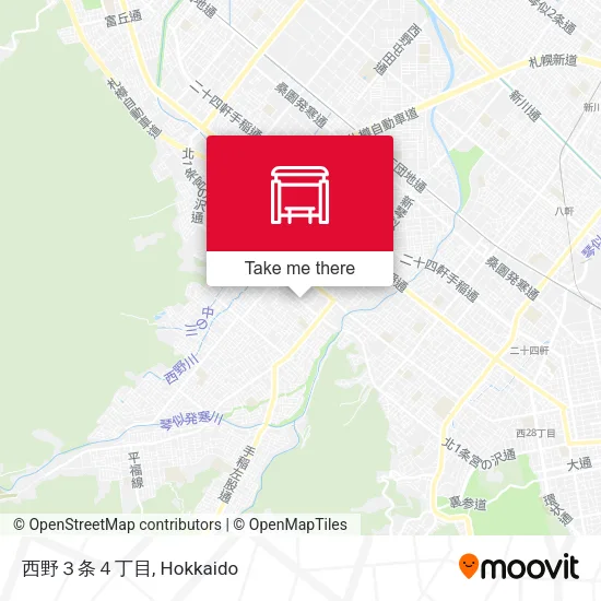 西野３条４丁目 map