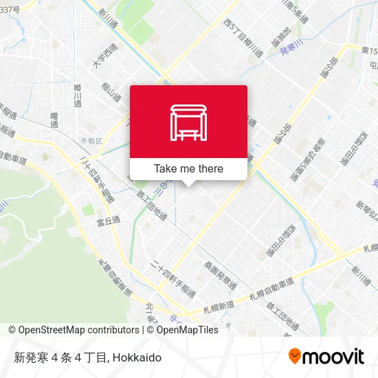 新発寒４条４丁目 map