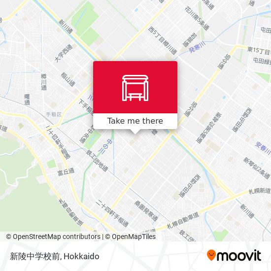 新陵中学校前 map