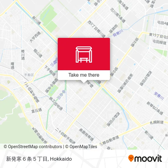 新発寒６条５丁目 map