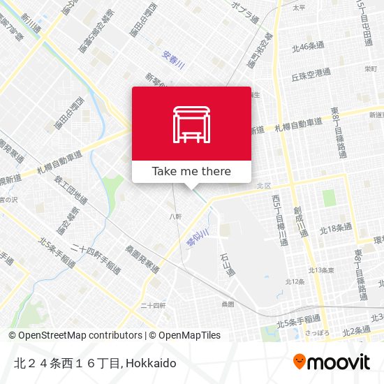 北２４条西１６丁目 map