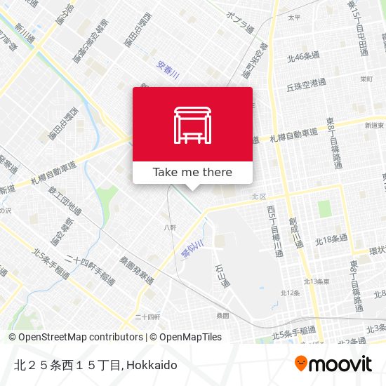 北２５条西１５丁目 map