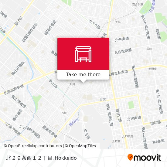 北２９条西１２丁目 map