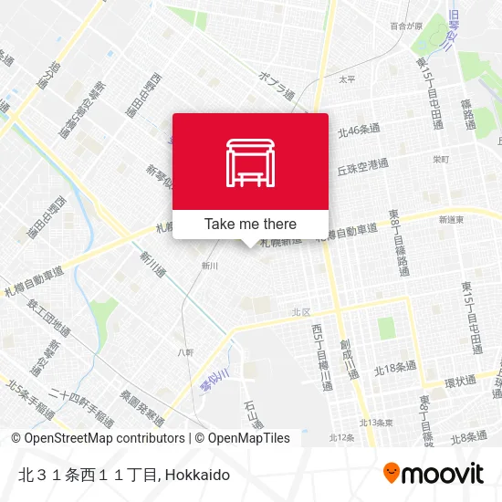 北３１条西１１丁目 map