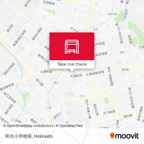 和光小学校前 map