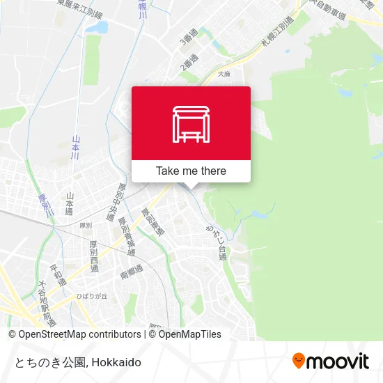 とちのき公園 map